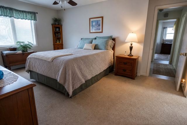 bedroom: Clean room (control)