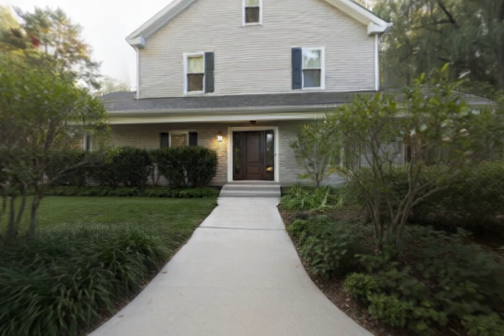 Entry steps without a handrail